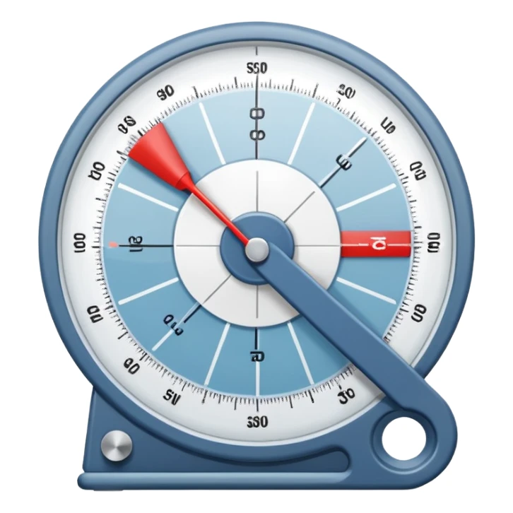 physiotherapy goniometer sticker