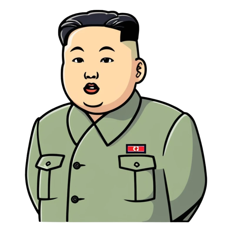 kim jong un sticker