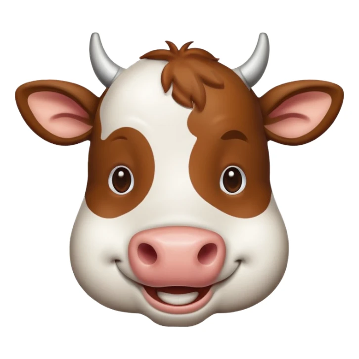 happy cow sticker