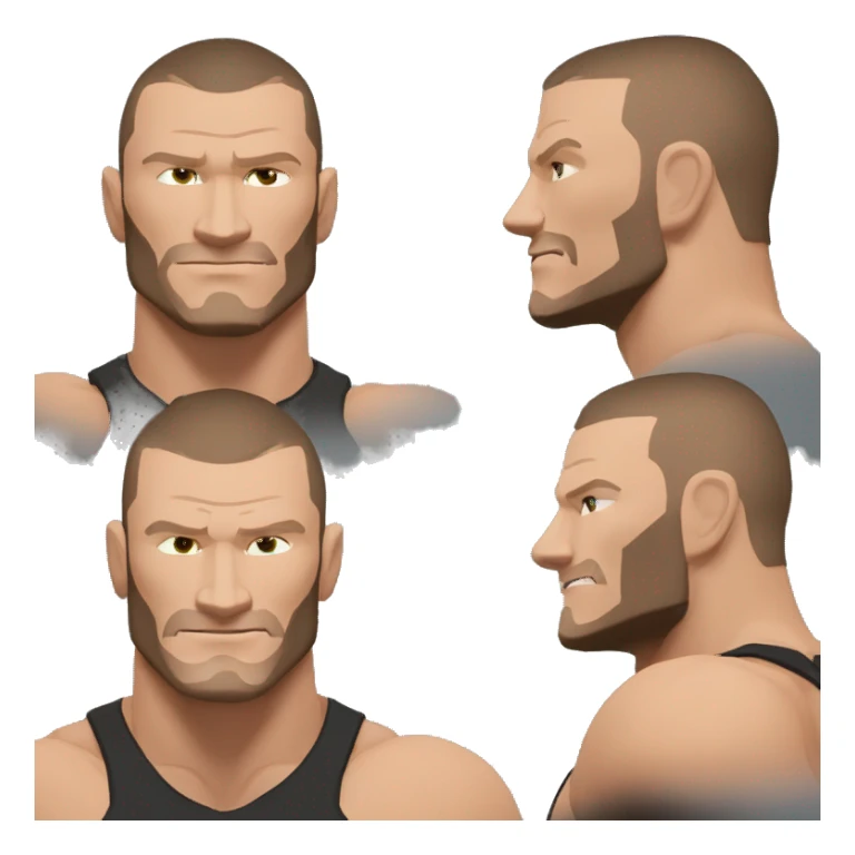 Randy Orton wwe superstar le plus réaliste possible  sticker