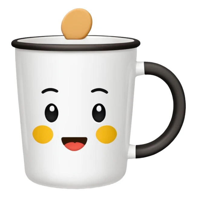 aesthetic takeaway mug sticker