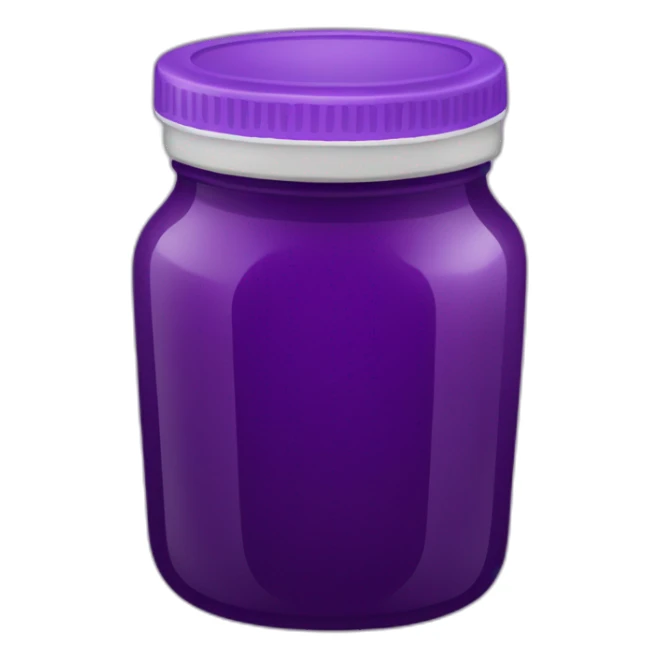 purple jam jar item sticker