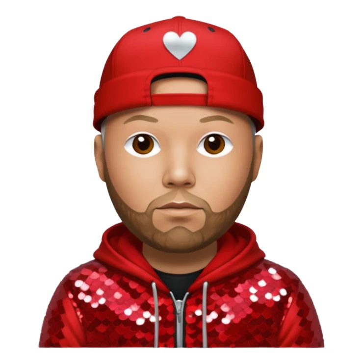 Fred Durst with red sequin outfit sticker