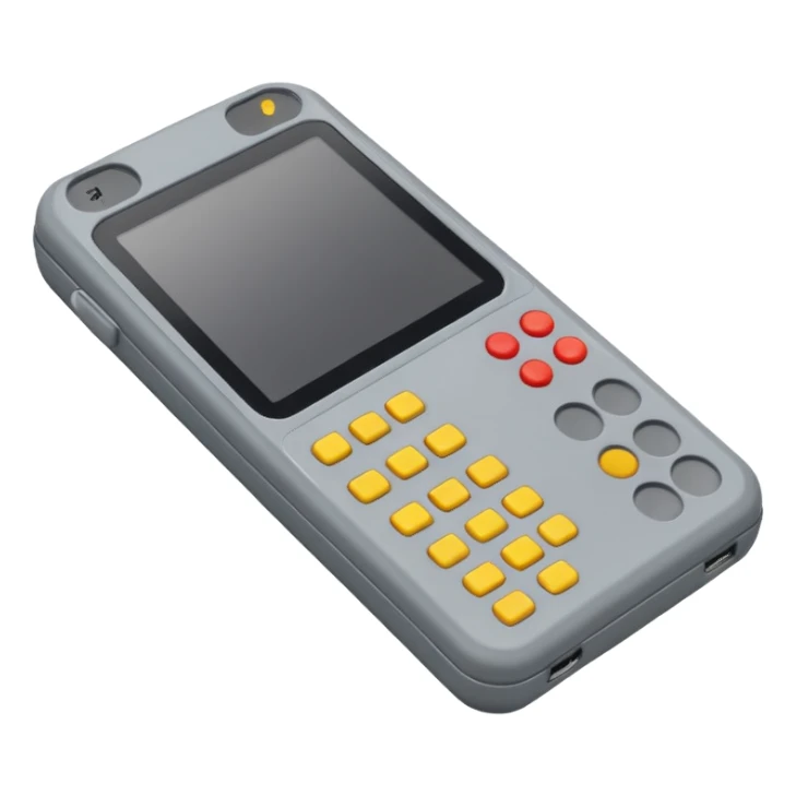 handheld console 1990s sticker