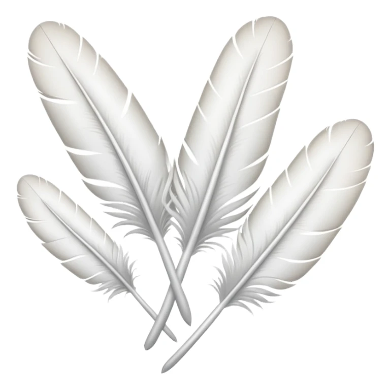Feathers sticker