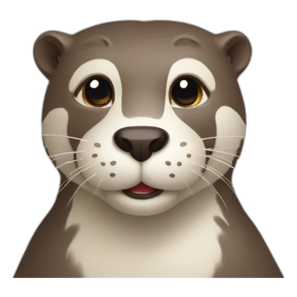 working otter as working otter sticker