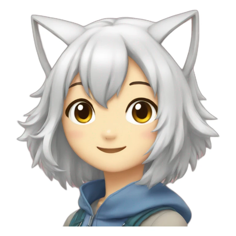neko anime sticker