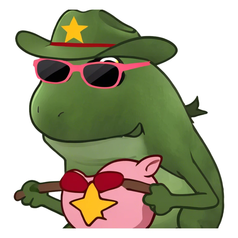 Chuck Norris riding a pig sticker