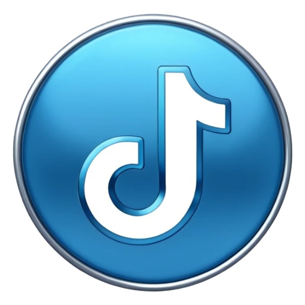 Badge Bleu vérifié tiktok sticker