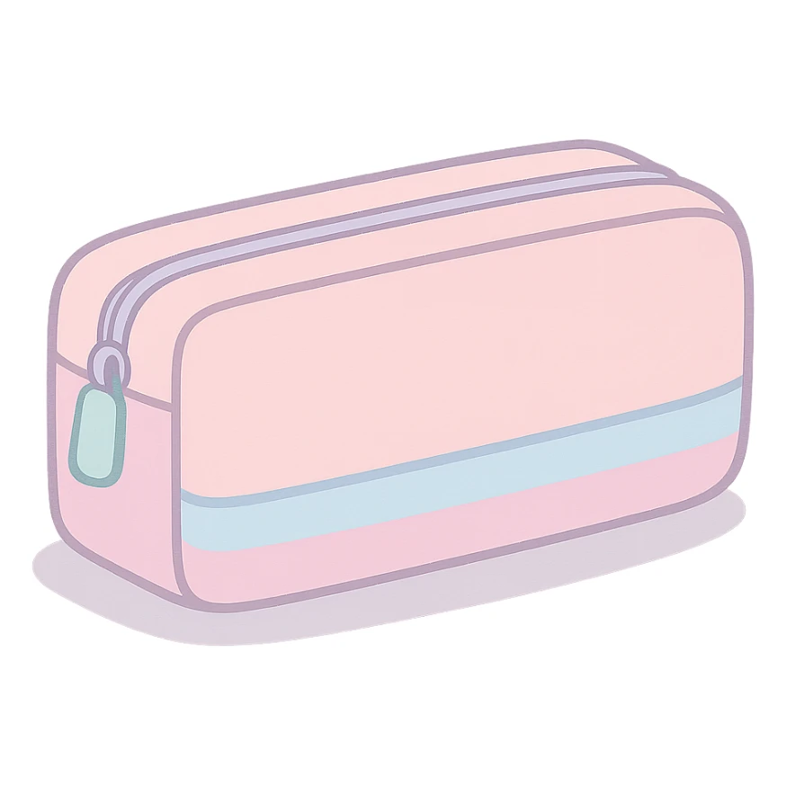 aesthetic pastel pencil case sticker