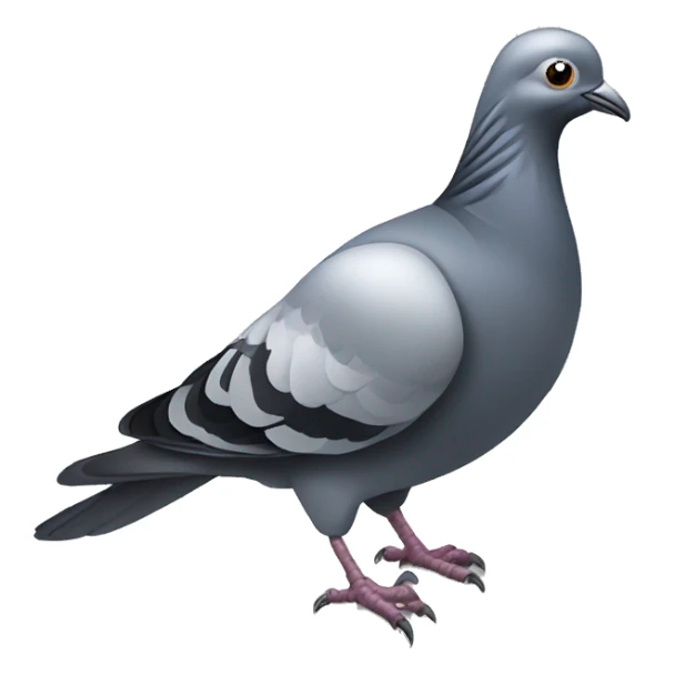 Pigeon forging steel sticker