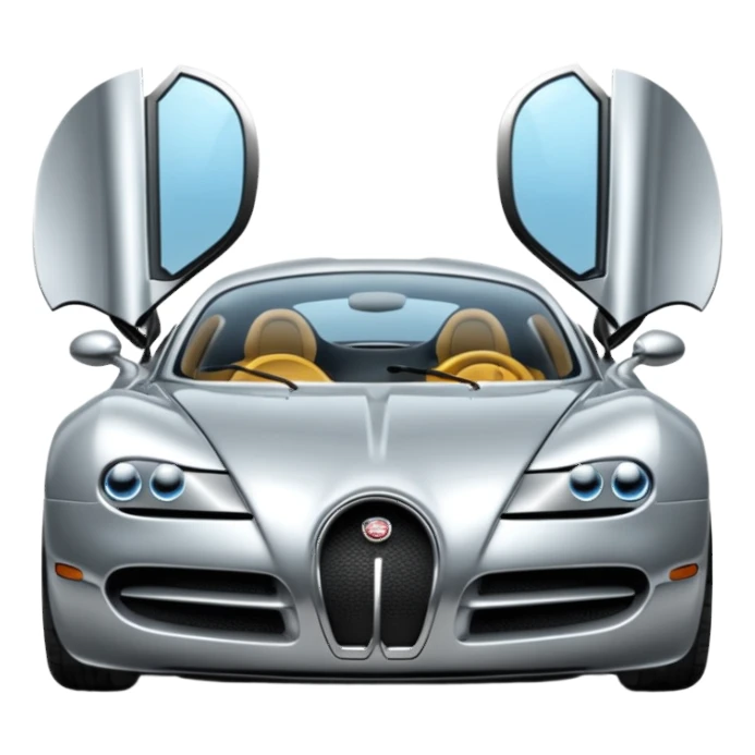 buggati doors open sticker