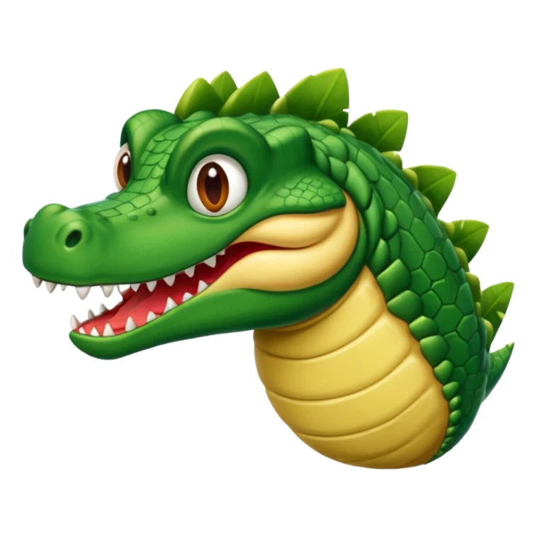 Cabeza de cocodrilo en avion sticker