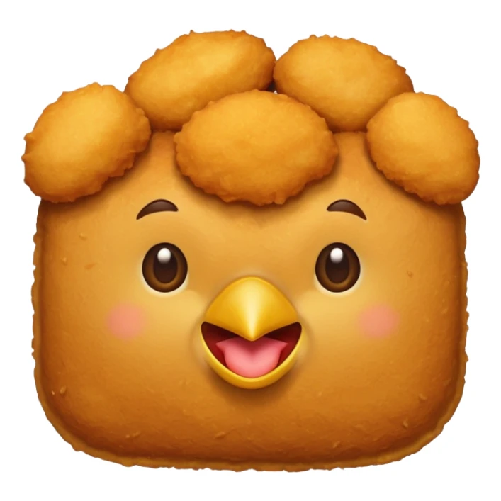 Chicken nugget sticker