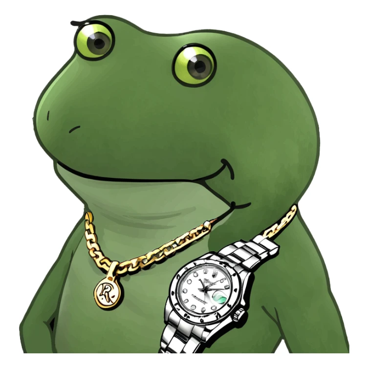 Iced out Rolex sticker