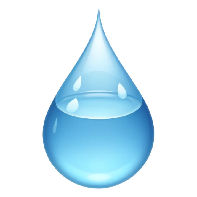 Drops of water sticker