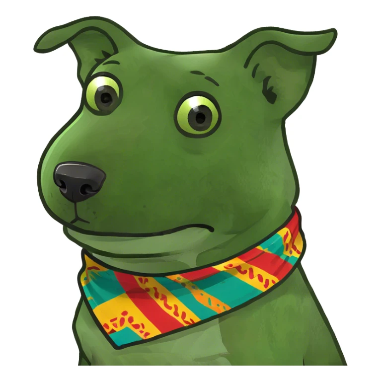 Bumbaclaat dog  sticker