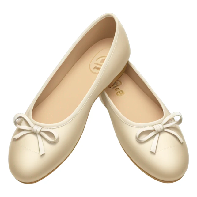 Chanel ballet flats sticker