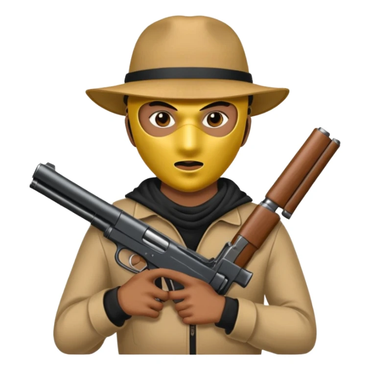Robbery image  sticker