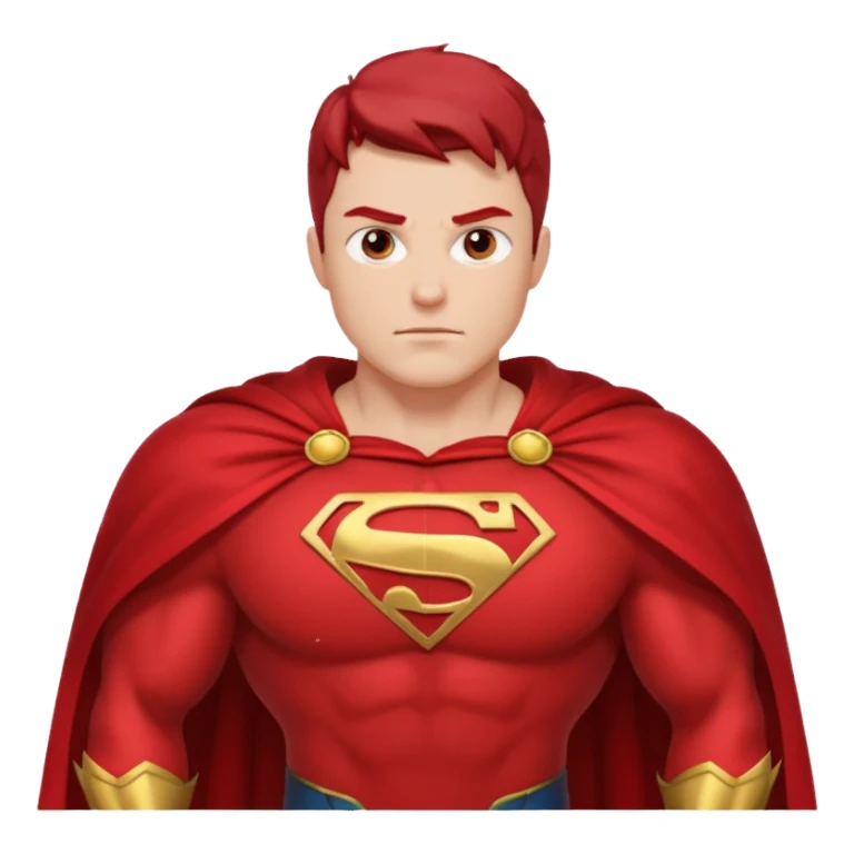 Caped Hero sticker