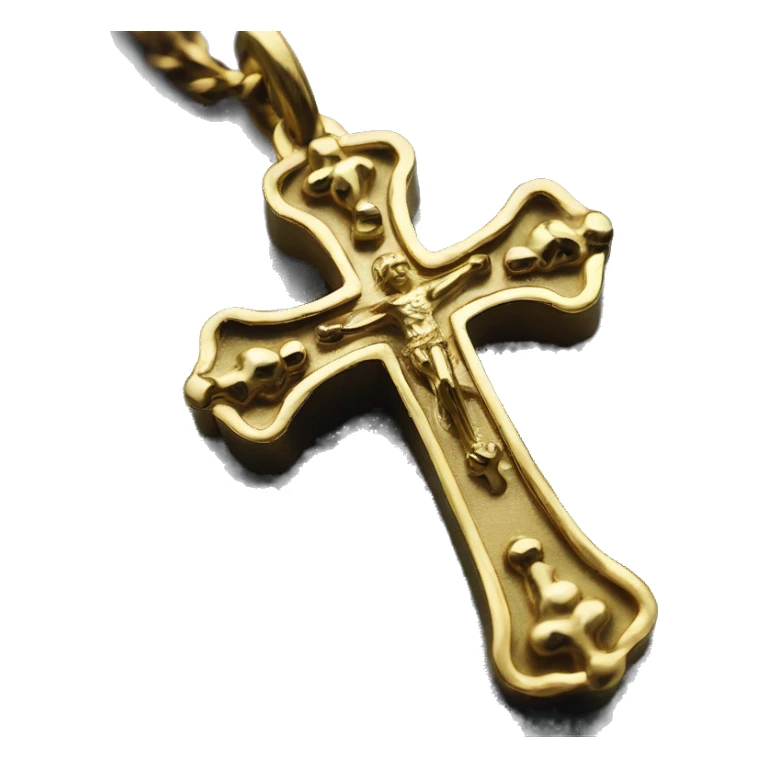 Chrome hearts Gold cross sticker