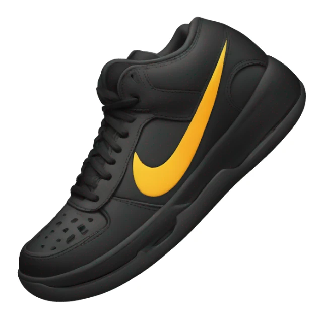 Nike brand symbol black  sticker
