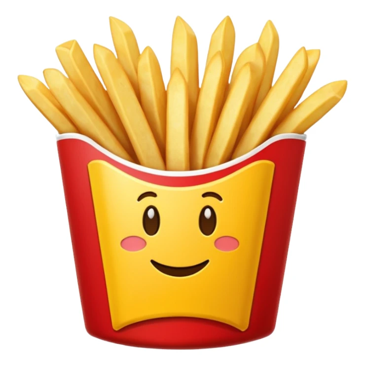 mcdonald’s fries sticker