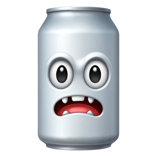 white monster can, energy drink sticker