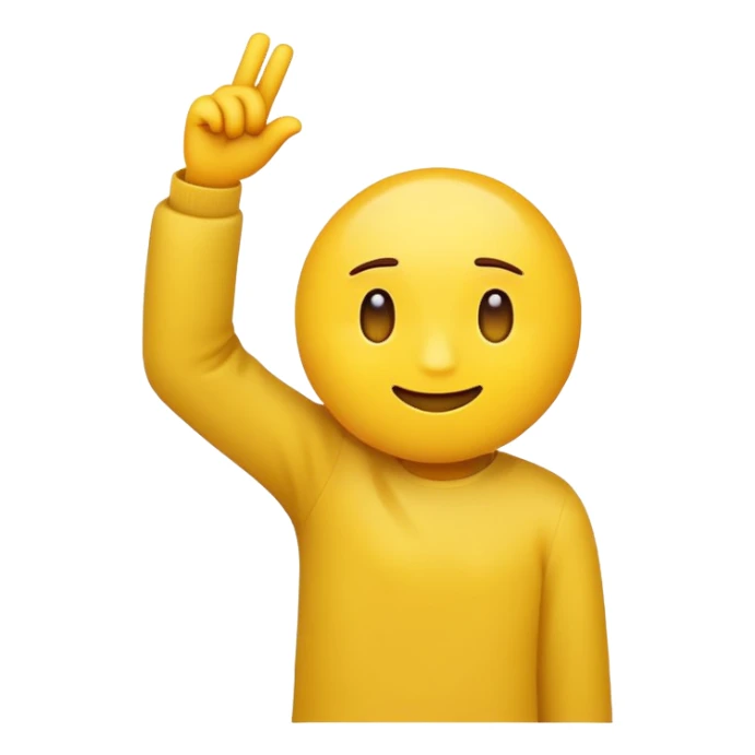 make a dabbing emoji sticker