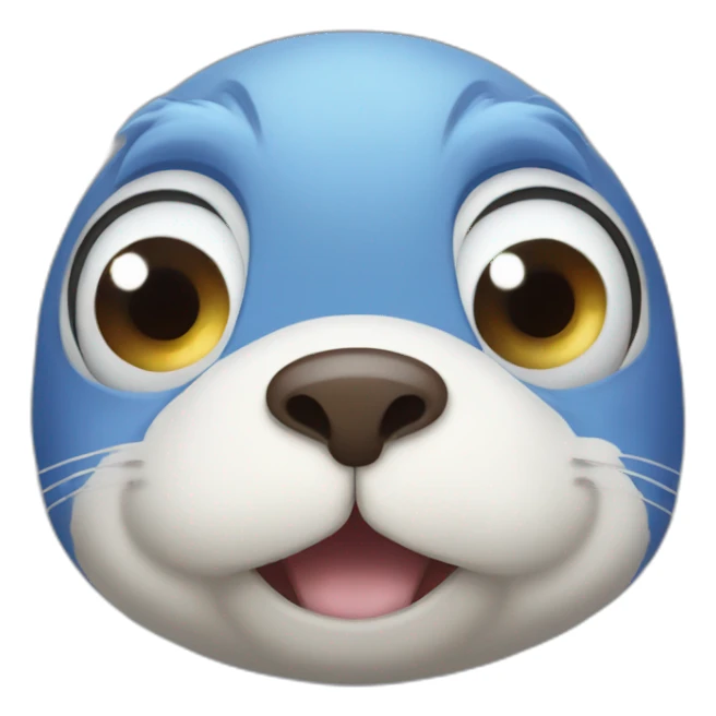 blue gopher rayman rabbit eyes sticker