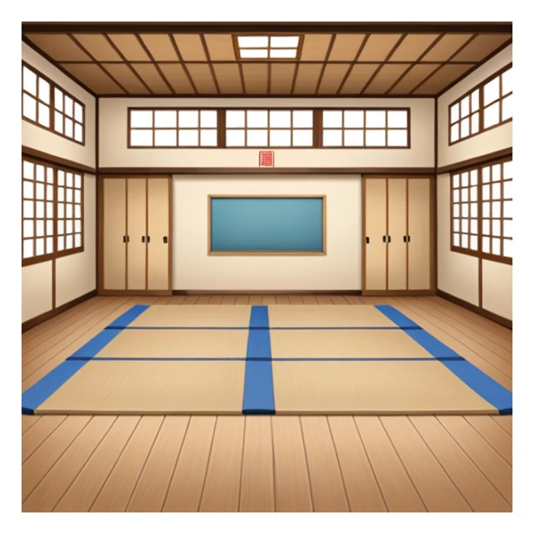 Anime dojo drawing sticker