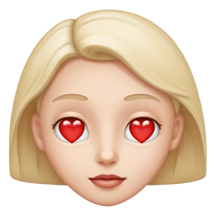 Teufel mit Herz Augen  sticker