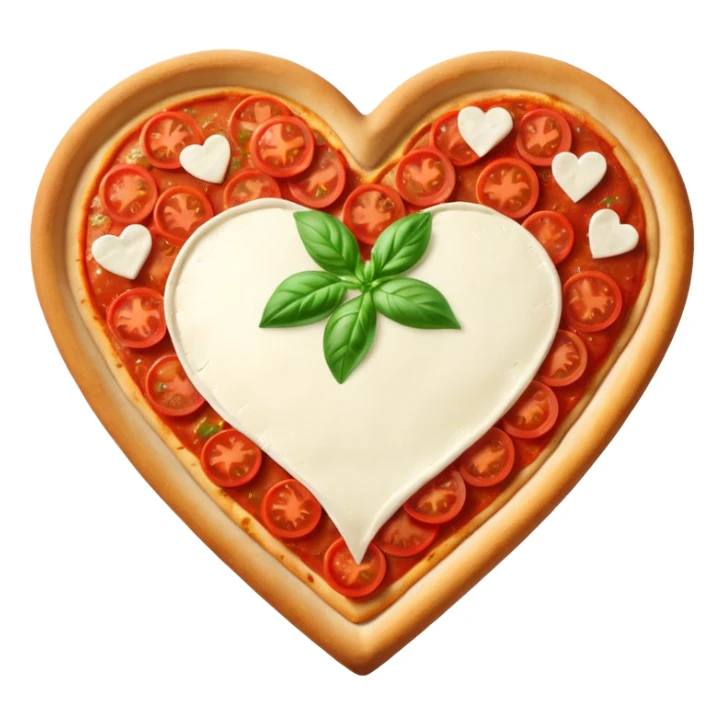 margarita pizza heart sticker
