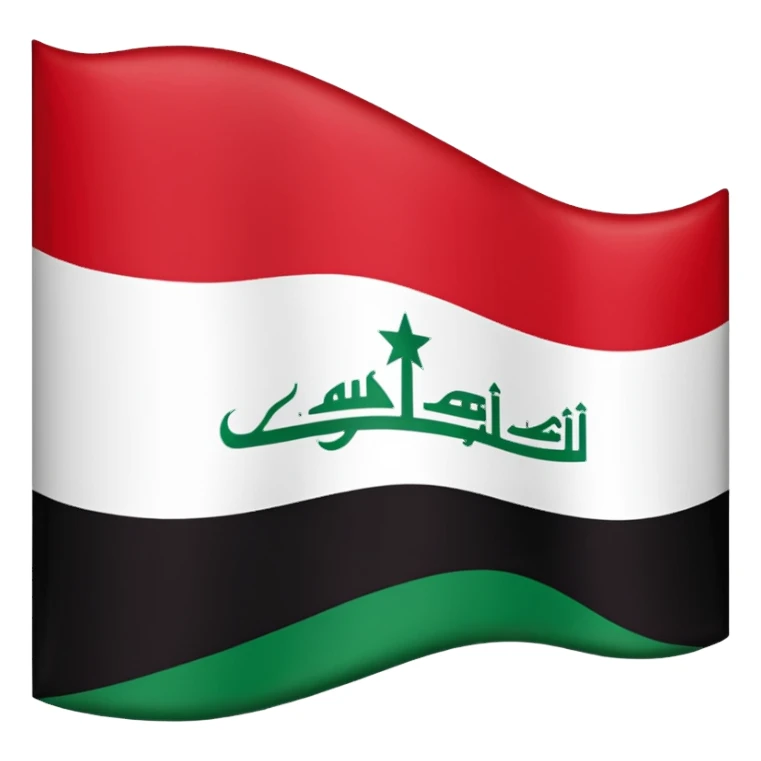 Iraqi baathist sadam flag sticker
