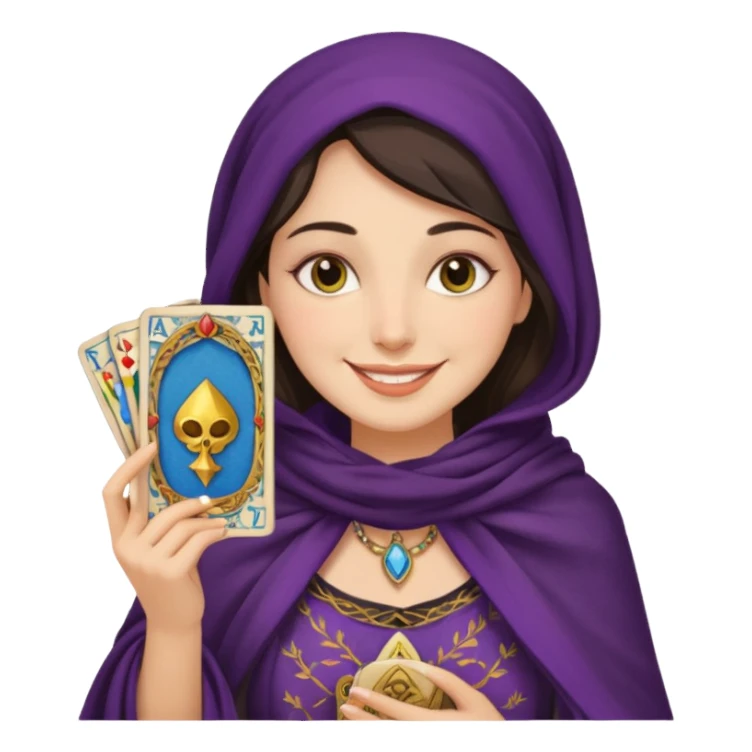 Bruxinha do tarot sticker