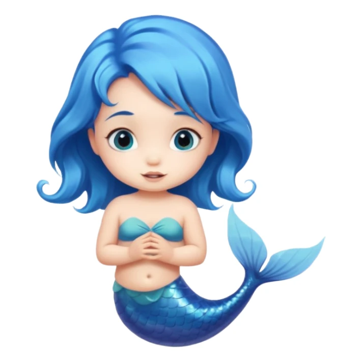 small baby mermaid  sticker
