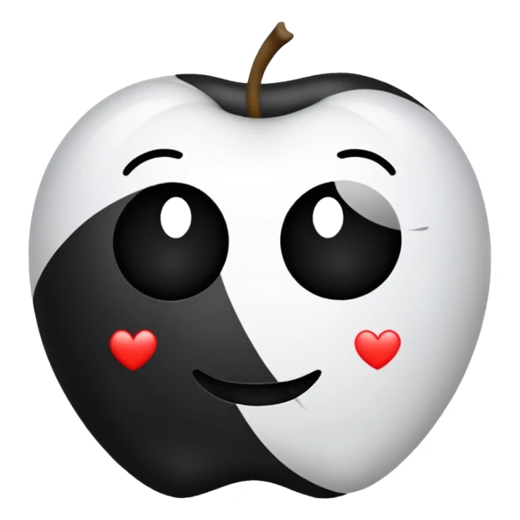 Dalla bianca e nera sticker