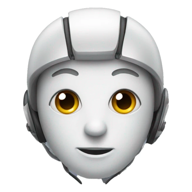 bot with Love eyes sticker