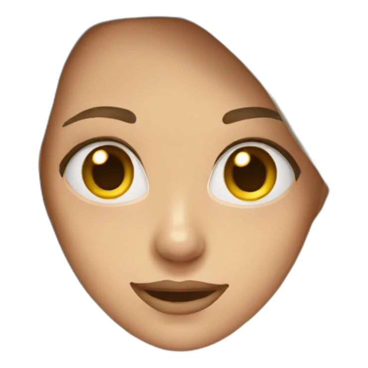 front camera-girl sticker