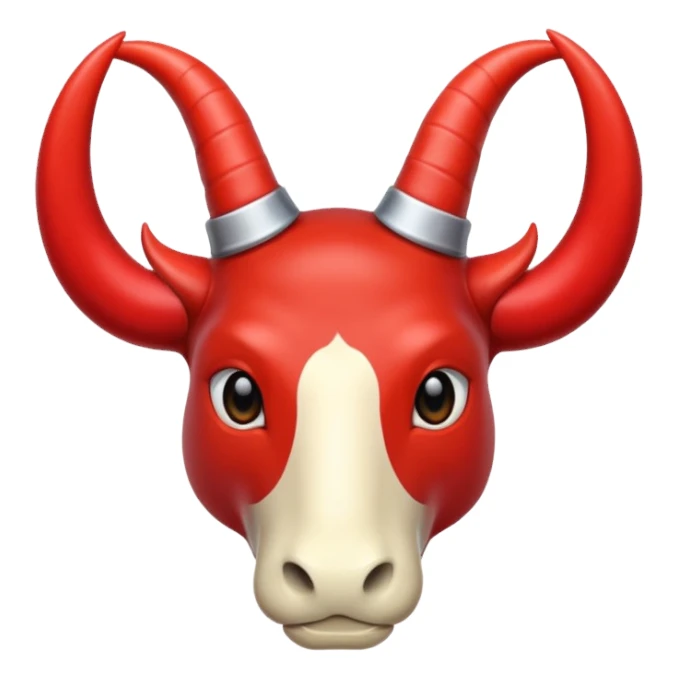 Red Horns sticker