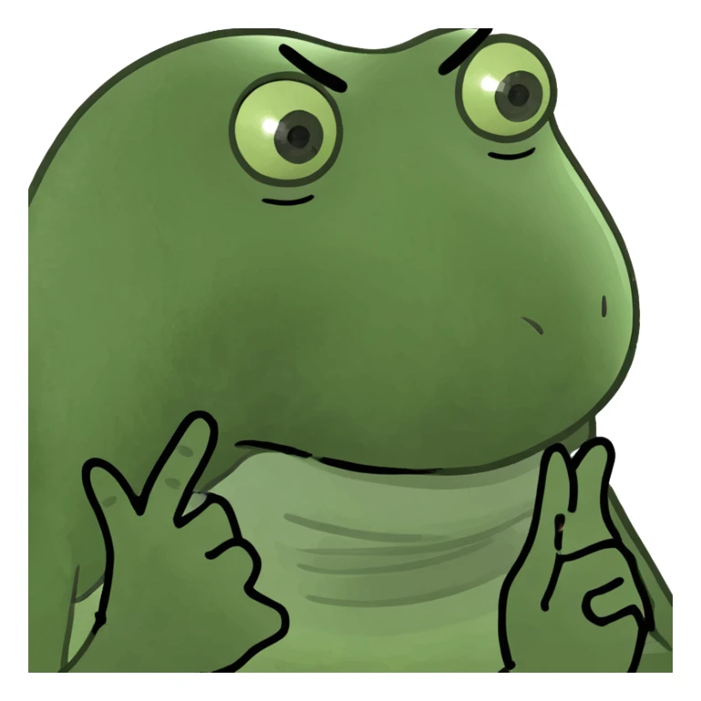 Cara bravo com maos cruzadas sticker