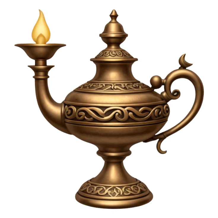 aladdins lamp roman style  sticker