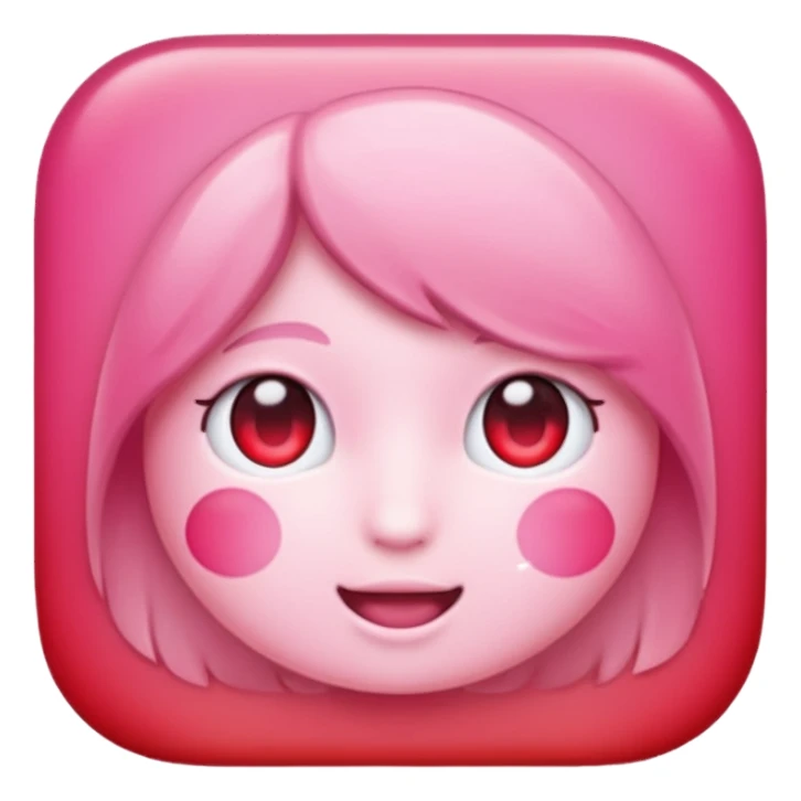 Lil tint pink and red sticker