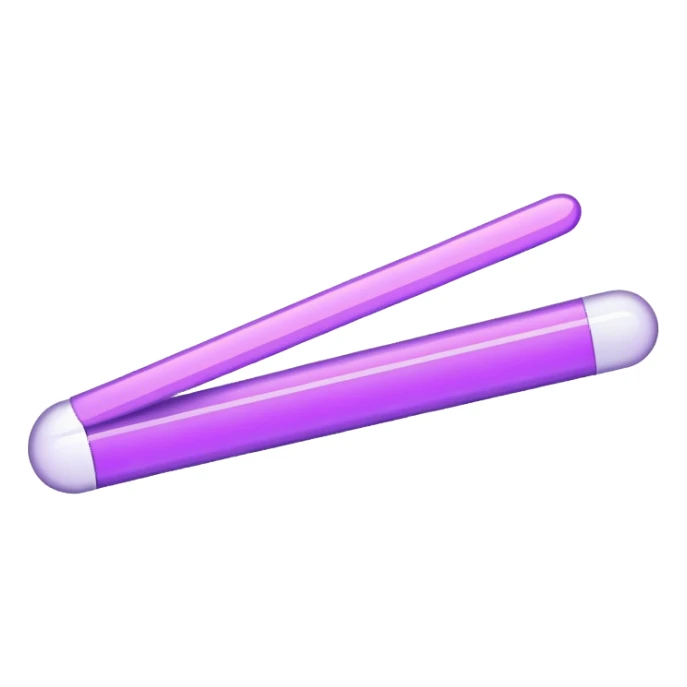 Light purple straight line  sticker