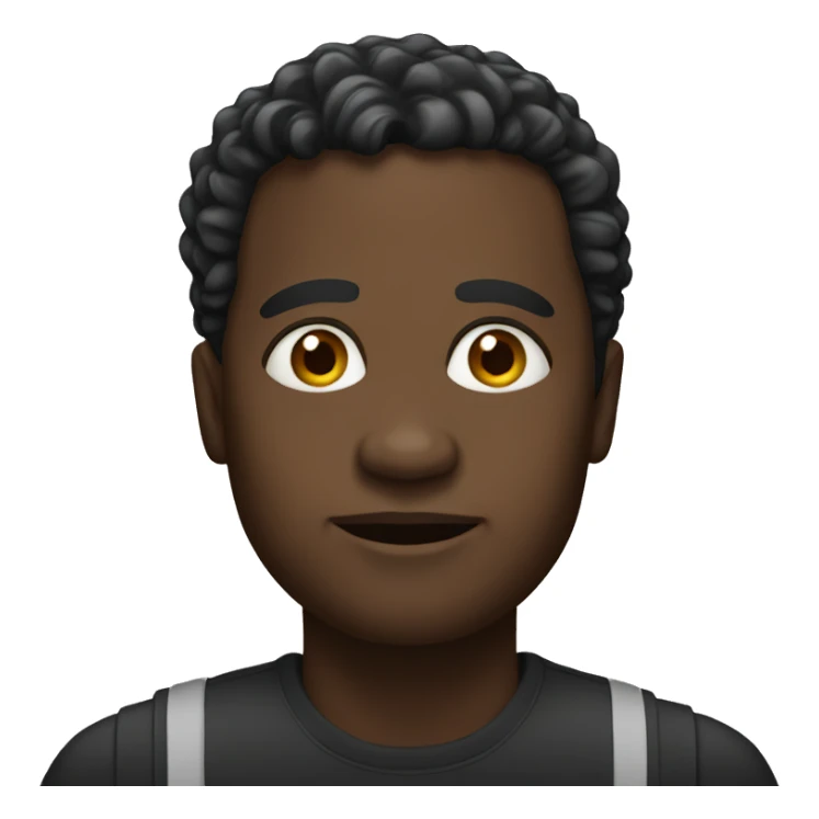 Big African American person sticker