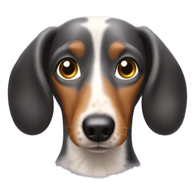 Dapple weenie dog sticker