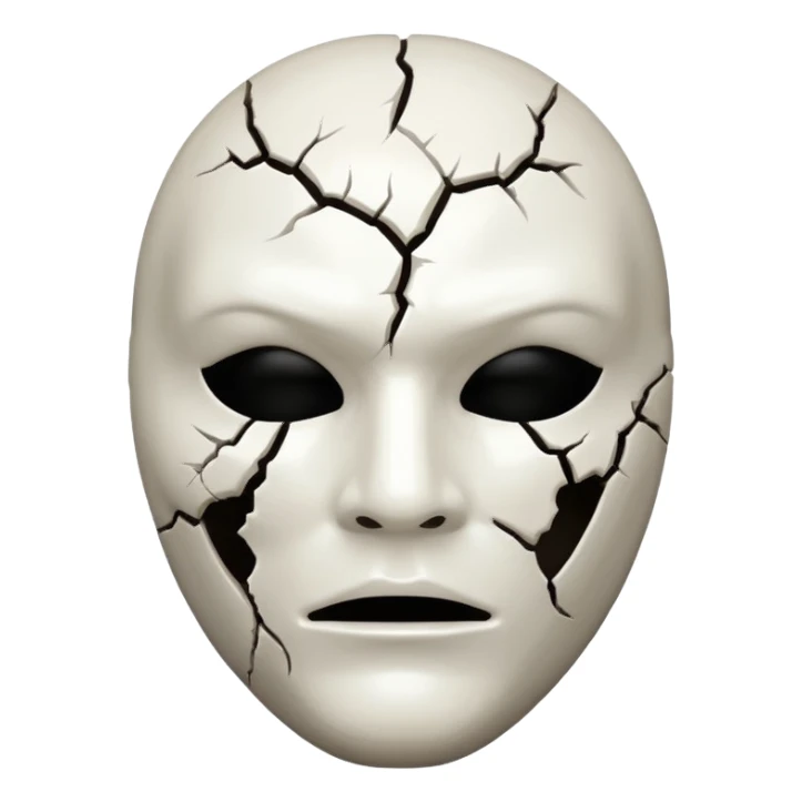 cursed mask sticker