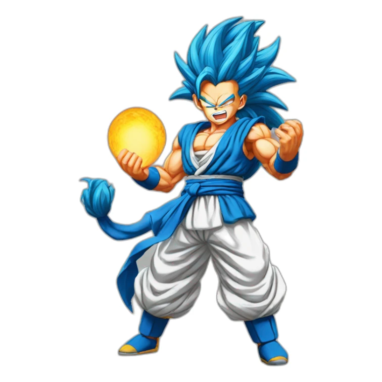 Gogeta super saiyan blue sticker