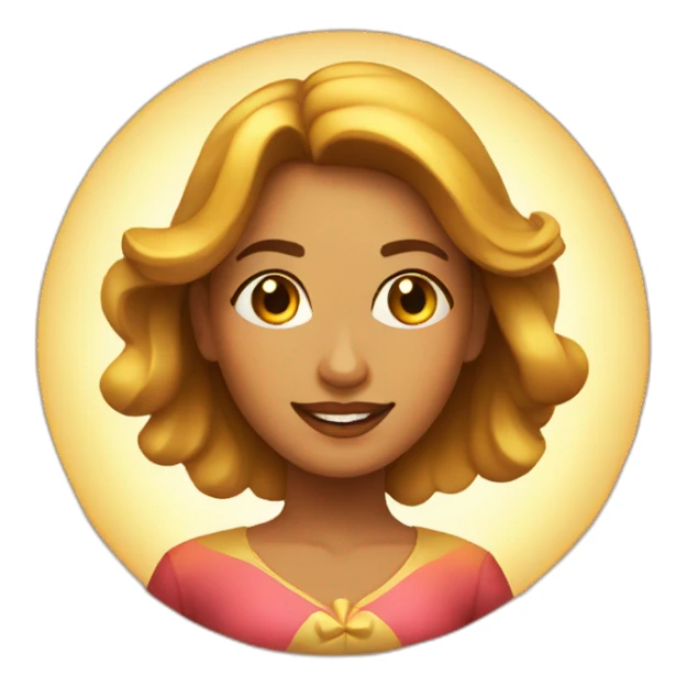 Mujer bella iluminada por el sol sticker