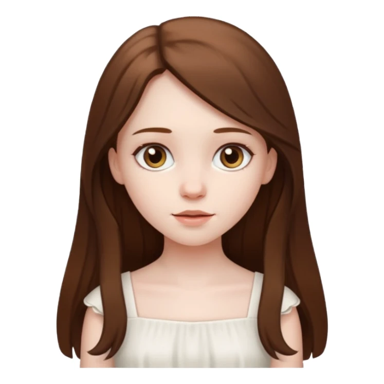 Puritan young girl sticker